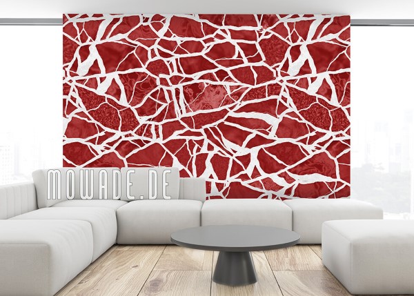 Schöne und moderne 3D Vliestapeten für jedes Interieur und Vorliebe tapete rot weiß elegantes mosaik vlies