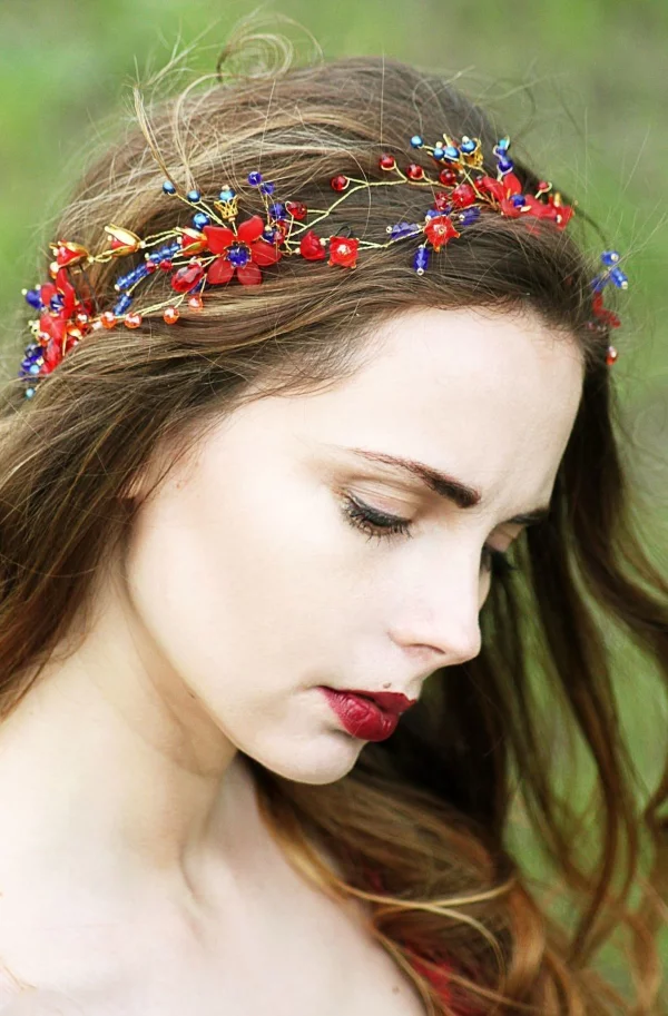 Stilvolle Frisuren mit Haarband für jeden Anlass und jede Jahreszeit sommer schmuck ideen makeup