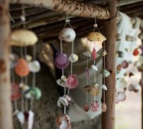 Windspiel basteln mit Naturmaterialien und aus alten Gegenständen- 42 DIY Deko Ideen für den Sommer