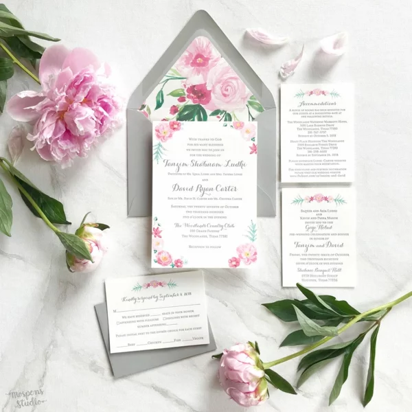 Einladungskarten Hochzeit Blumen Wortlaut