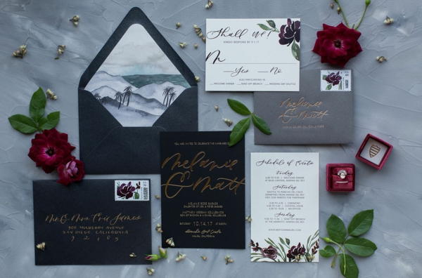 Ideen für Einladungskarten Hochzeit Text Richtlinien Umschlag