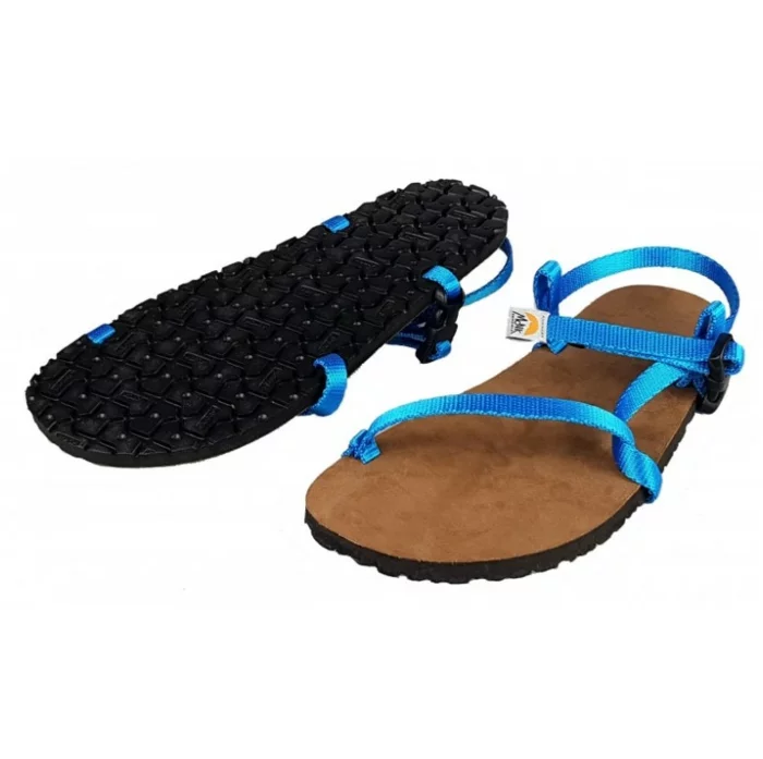 barfuß Sandalen minimal blau