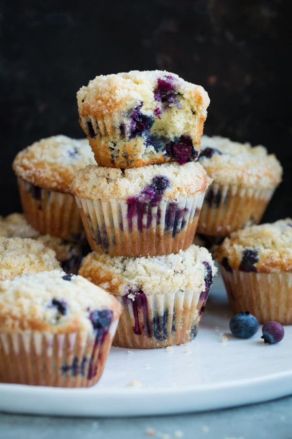 blaubeer muffins gesund zubereiten