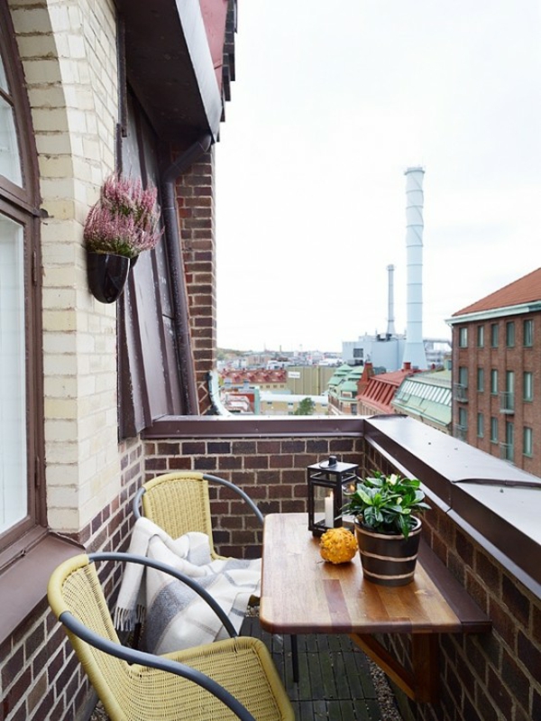 kleiner balkon deko ideen elegante dekoideen schöner erholungsort