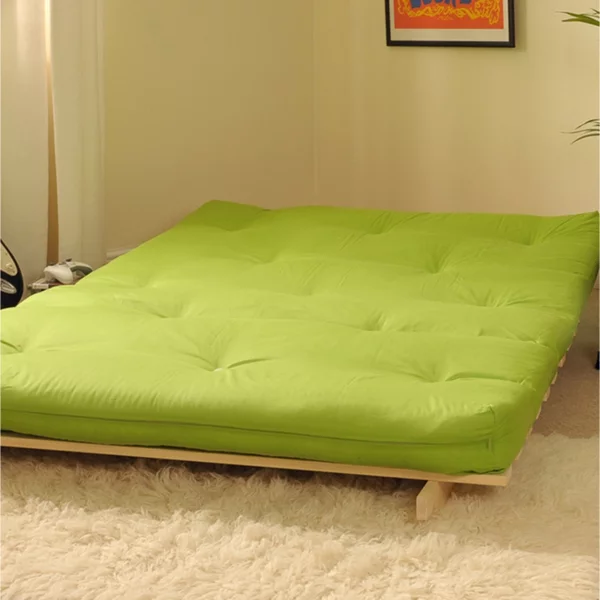 Fetonbett grün Baumwolle japanisches Bett