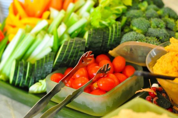Gesunde Ernährung grüner Salat