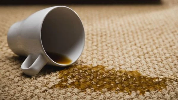 Kaffeeflecken Teppich reinigen