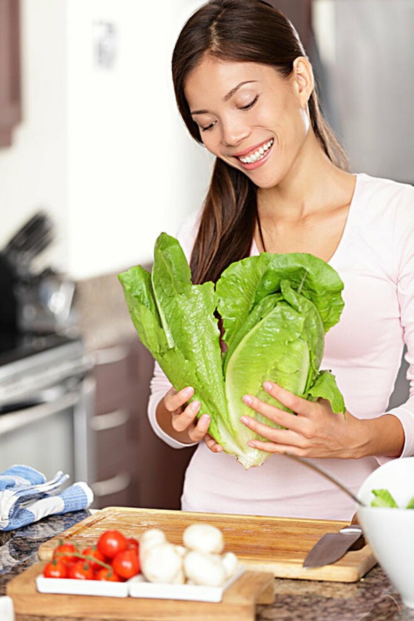 Salat im Kühlschrank lagern Salat Rezept