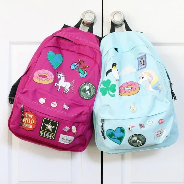 Schultaschen für Teenager selber gestalten – kreative Ideen und einfache Anleitungen flicken rucksack jungs mädchen