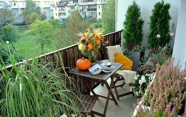 balkon sichtschutz ideen kleiner balkon ideen pflanzen