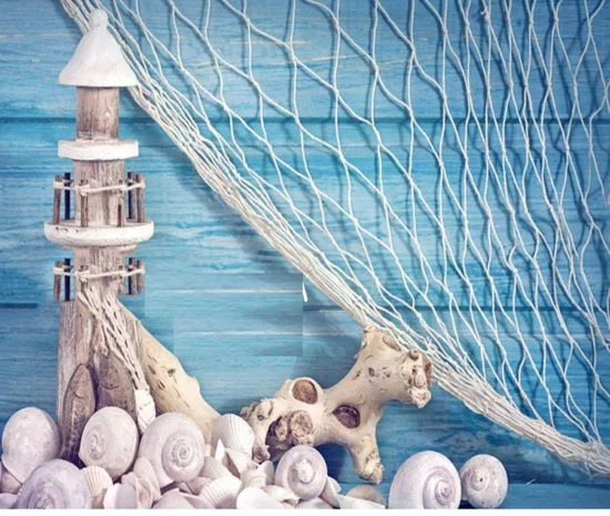 strand maritime deko ideen fischernetz muscheln