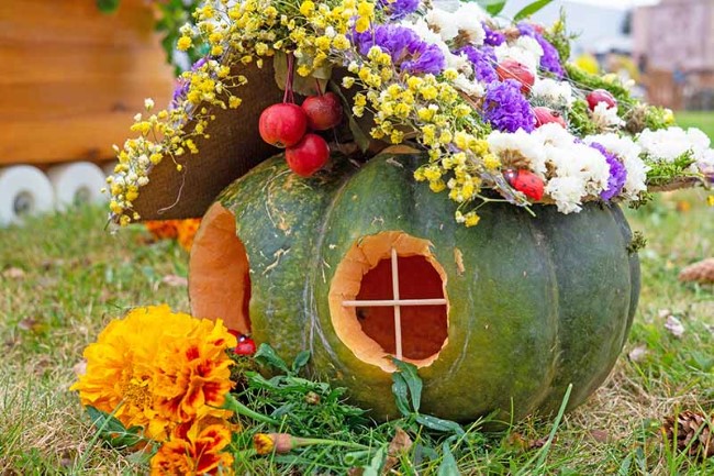 Einen märchenhaften Herbstgarten gestalten – farbenfrohe Ideen und Tipps feengarten feenhaus elfen