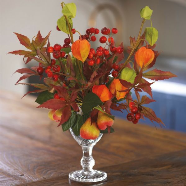 Lampionblumen schöne Vasen mit tollen Naturgaben