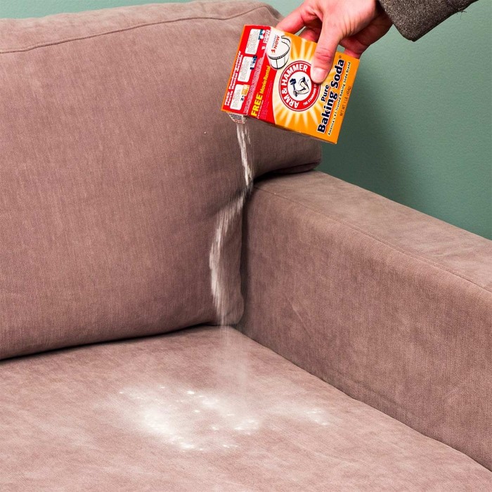 So können Sie Ihr Stoffsofa reinigen – wirksame Mittel aus dem eigenen Zuhause sofa mit soda putzen