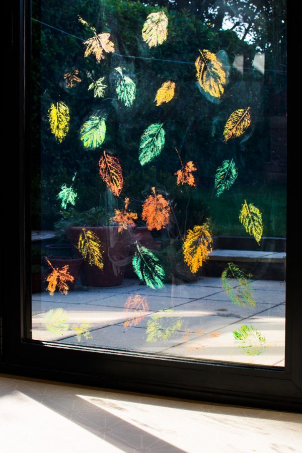 Stilvolle Fenster Herbstdeko Ideen