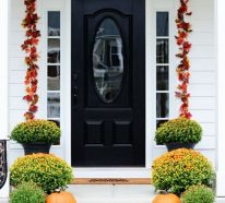 Hauseingang Herbstdeko – 40 Ideen für einen einladenden Hauseingang