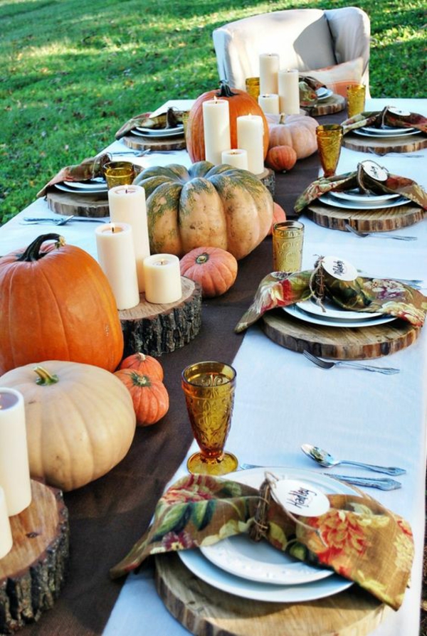 Herbstdeko Tisch - Ideen, Welche Die Schönheit Der Saison Widerspiegeln ...