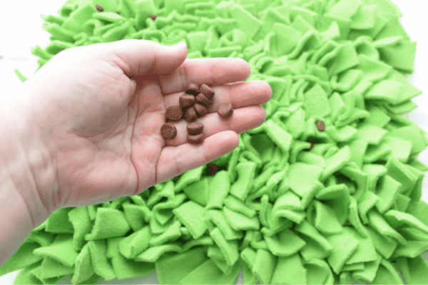 schnüffelteppich selber machen grün