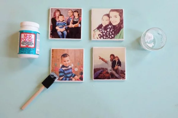 Geschenk für Opa basteln mit Kindern – liebevolle Ideen und 2 einfache DIY Anleitungen magnete familien fotos