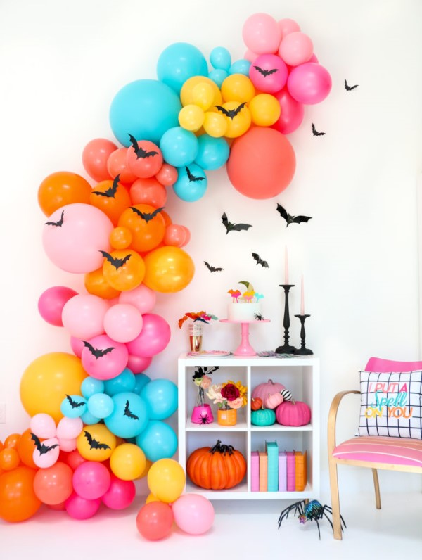 Halloween Buffet – Deko Ideen und Tipps für eine tolle Gruselparty bunte deko halloween