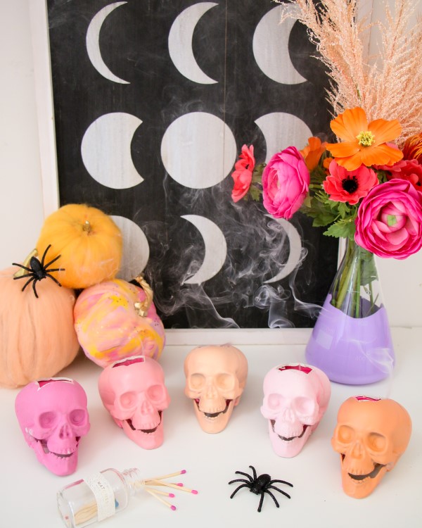 Halloween Buffet – Deko Ideen und Tipps für eine tolle Gruselparty regenbogen farben deko ideen