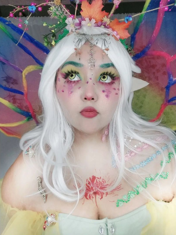 Halloween Makeup Ideen und Tipps für Ihr diesjähriges Kostüm waldgeist elfe feen