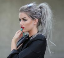 Silberne Haarfarbe- der außergewöhnliche Haarfarben-Trend 2021