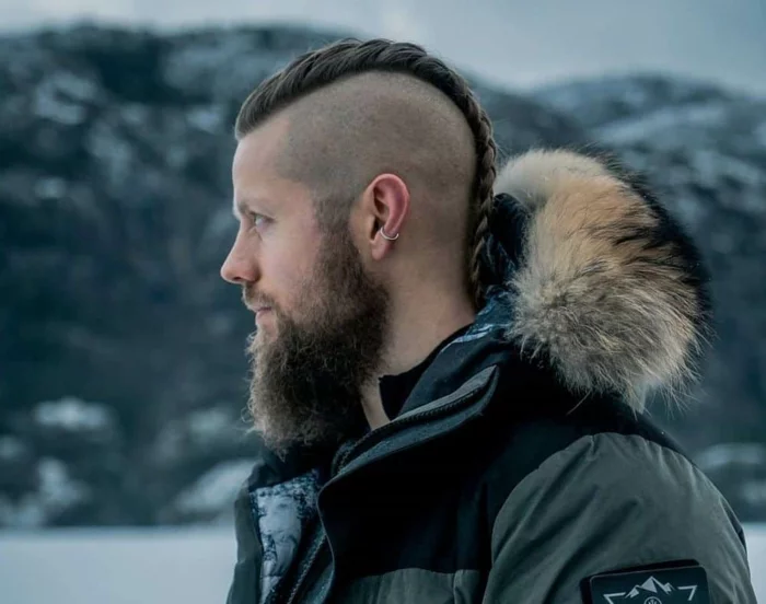Wikinger Frisuren Männer nordische stimmung