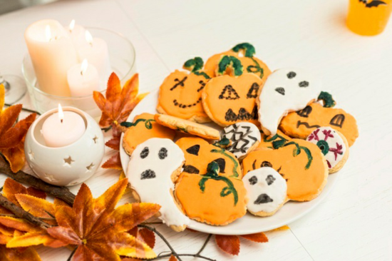 selbst gemachte cookies zu halloween