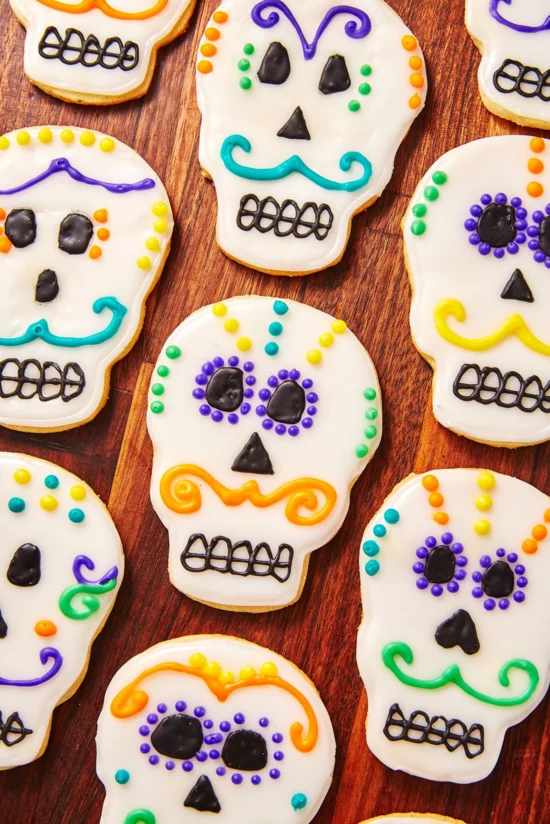 zuckerschädel dia de los muertos halloween kekse