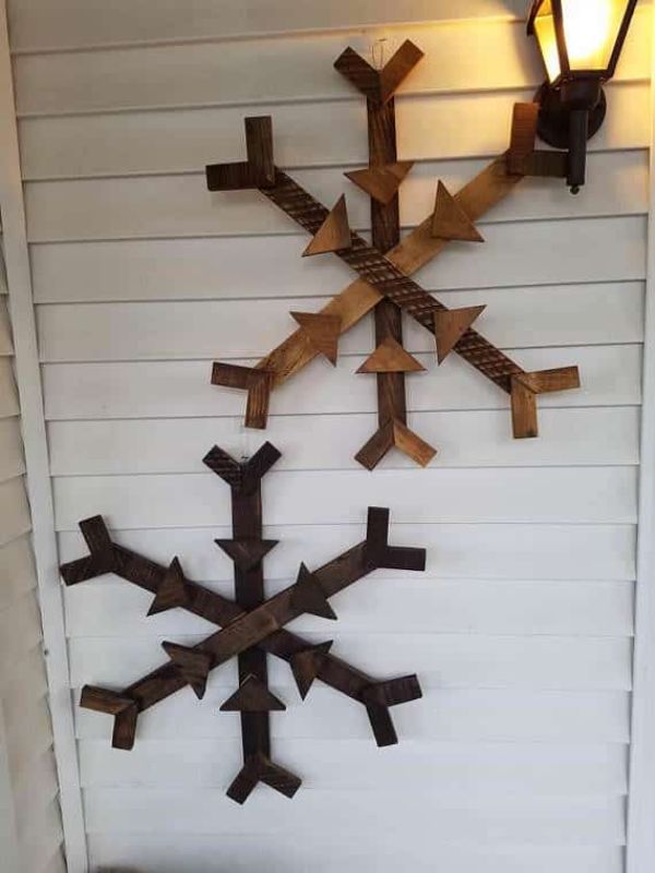 DIY Weihnachtssterne aus Holz