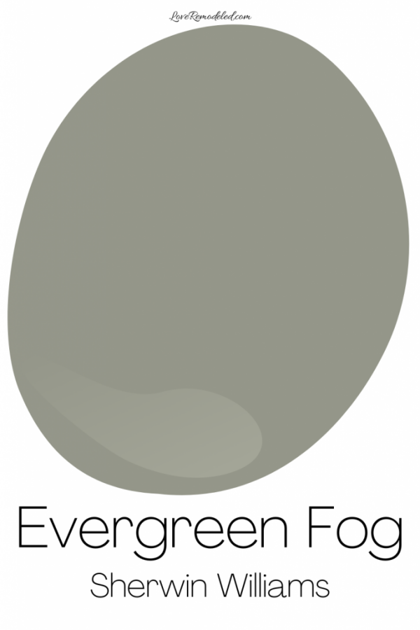 Evergreen Fog Farbe des Jahres 2022 von Sherwin-Williams subtil und von der Natur inspiriert