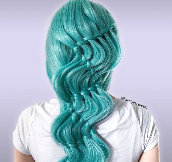 Kneten Haare Türkis Haarfarben Trends
