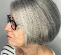 So wirken mittellange und Kurzhaarfrisuren für feines Haar ab 60 modern