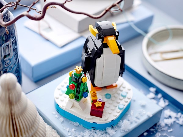 LEGO Weihnachten Sets 2021 – coole Geschenkideen für Kinder weihnachtspinguin vogel lego