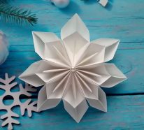 Origami Weihnachten Deko Ideen und DIY Anleitungen