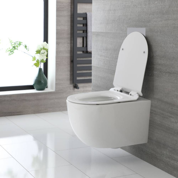 Toilette reinigen clevere Tipps und Tricks für effizientes WC putzen randloses WC - Modell leichter sauberzumachen