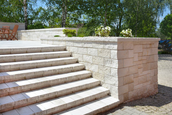 eingangstreppe gestalten beton granit