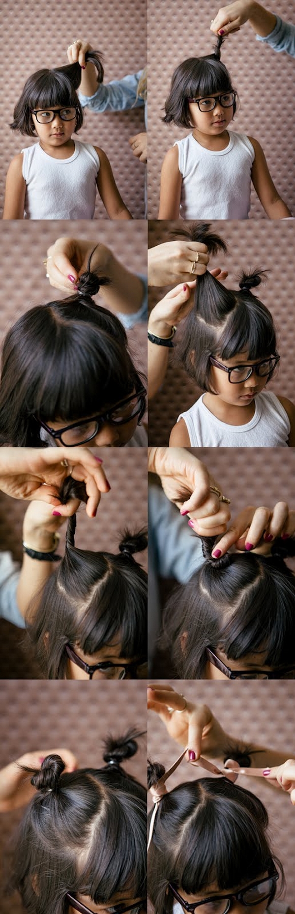 Einfache Frisuren für die Schule kleines Mädchen