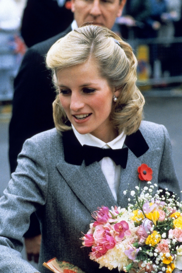 Lady Dianas etwas längere Haare setzen einen Trend