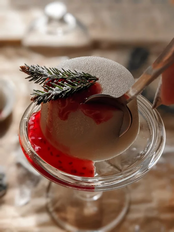 Panna Cotta italienisches Weihnachtsdessert sahnig fruchtig lecker weitere Zubereitungsmöglichkeiten