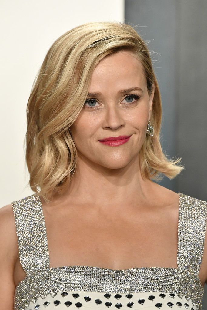 Reese Witherspoon blondes Haar Collarbone Haarschnitt