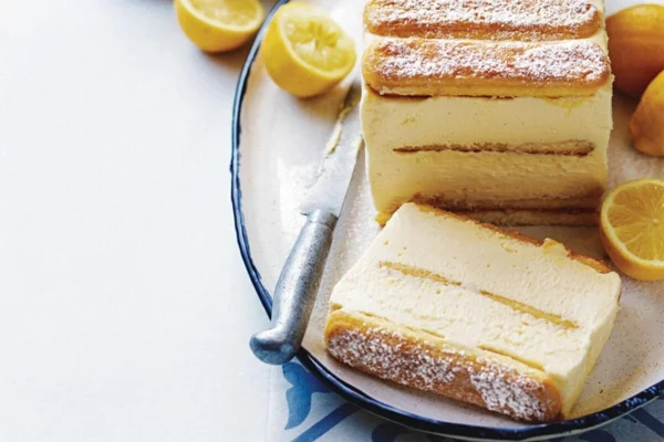 Tiramisu Kuchen mit Zitronen