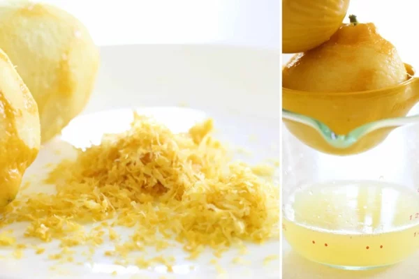 Zitronen Tiramisu - Zitronen pressen und Eier schlagen