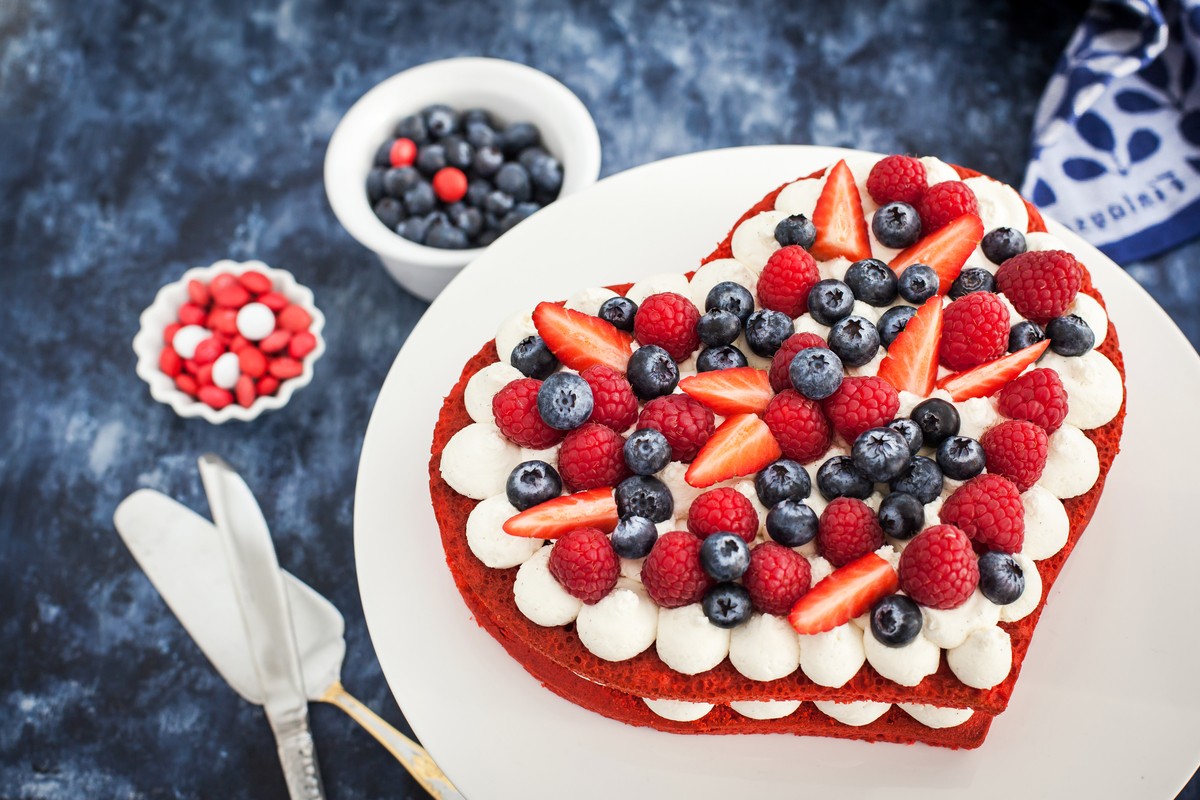 Beeren Tiramisu- Herz- romantische Ideen zum Valentinstag - Freshideen