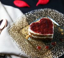 Beeren Tiramisu- Herz- romantische Ideen zum Valentinstag