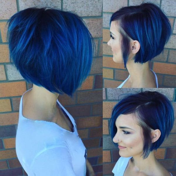 Blaue Haarfarbe Haarfarben Trends