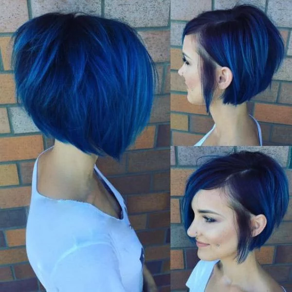 Blaue Haarfarbe Haarfarben Trends