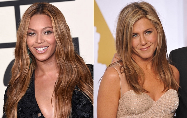 Bronde Haarfarbe Trendfrisuren Celebrities Beyonce Jennifer Aniston
