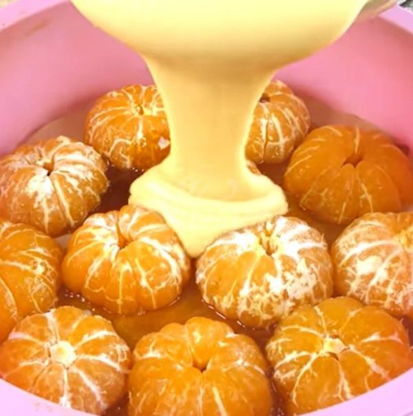 Dessert mit Mandarinen gesunde Nachtische